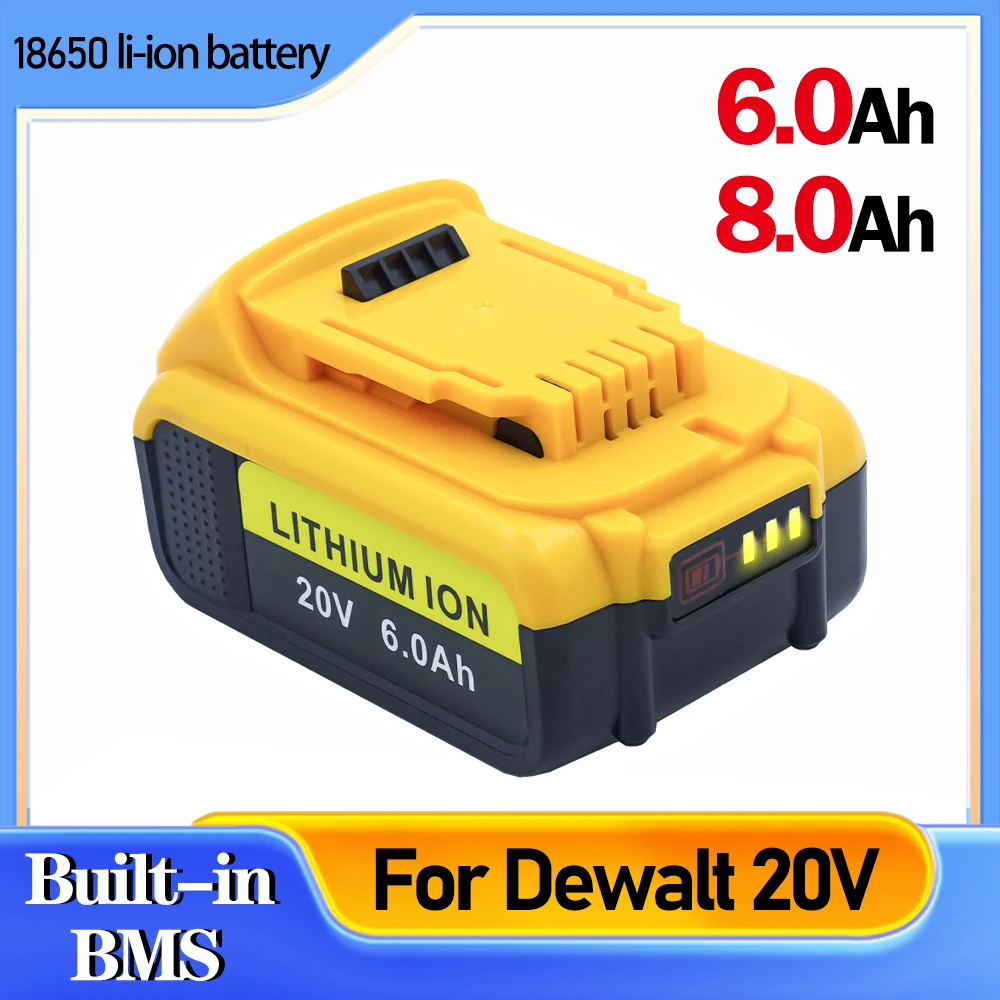 

Аккумуляторная батарея для Dewalt, 20 в, 6,0 Ач, для Dewalt DCB200 DCB206 DCB207 DCB204 DCB184