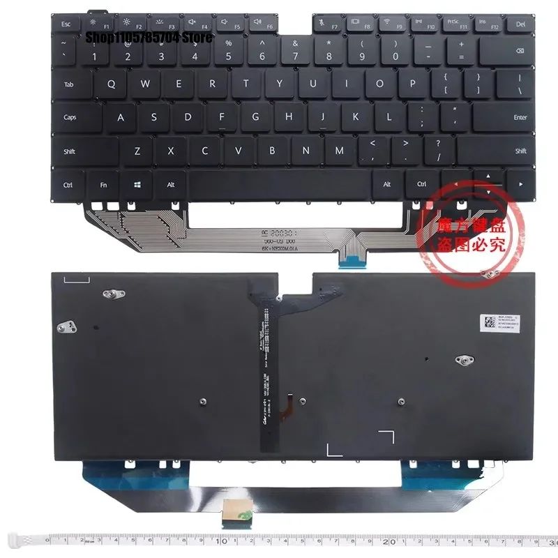 DL New US Keyboard Black for Huawei MACH-W19 MACH-W29BL W29 W09 MACH-W19L MACH-W19B WX9 MateBook X Pro Keyboard Backlight