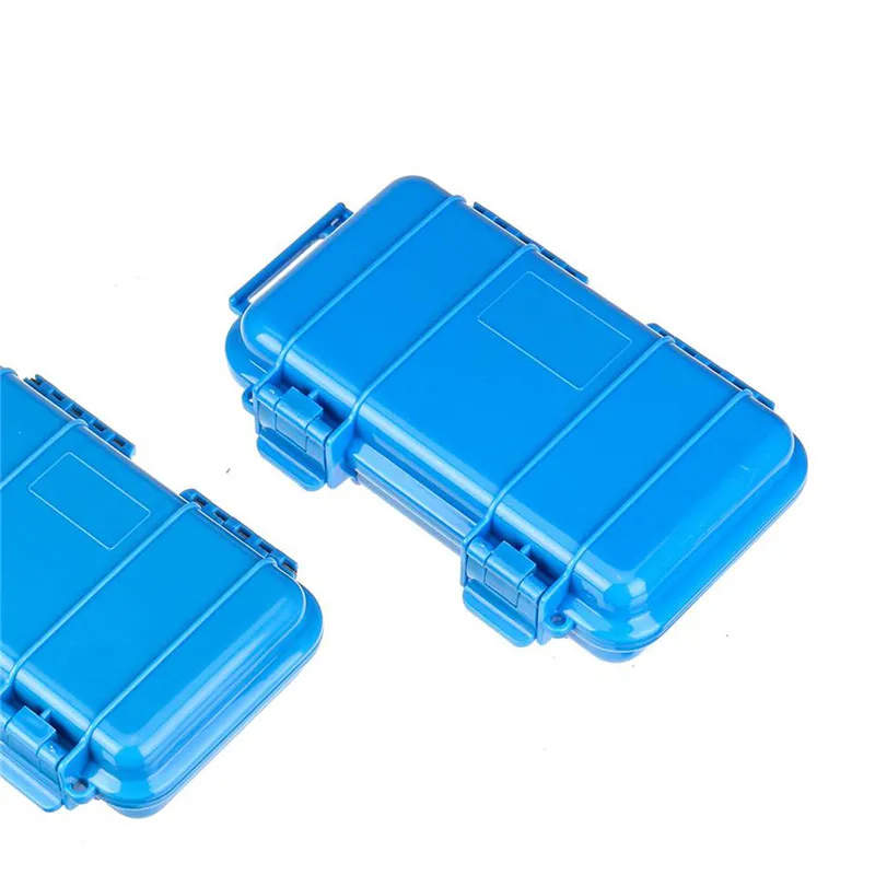 4 Color Outdoor Shockproof Waterproof Box Survival Airtight Case Holder Storage Match Tool Earphone Case Travel Sealed Container