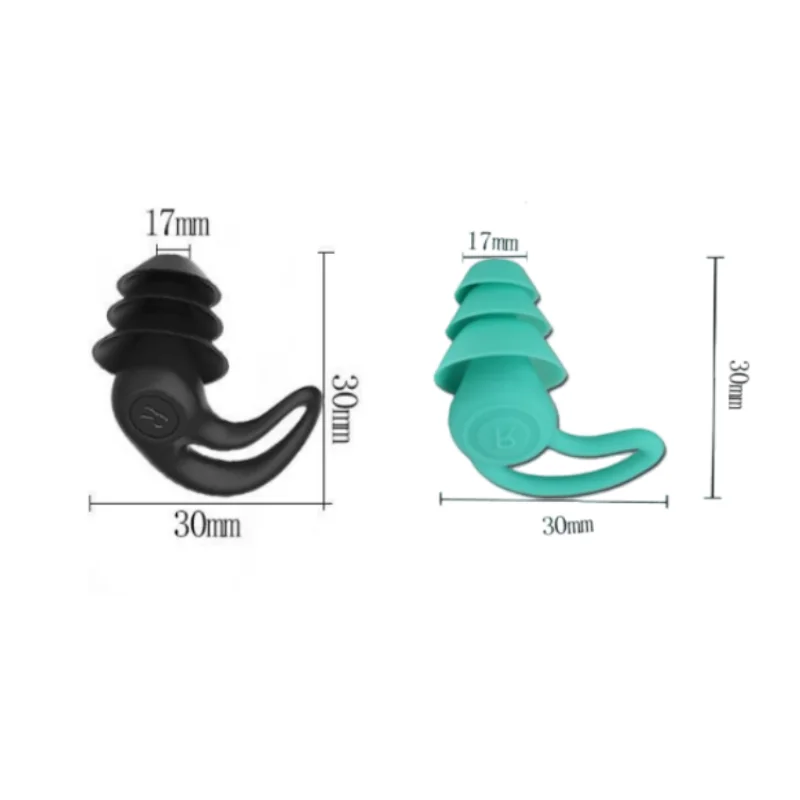ISURE MARINE 4 Pairs Adult Earplugs Waterproof Strong Sound Insulation And Noise Reduction Earplugs For Outdoor Travel Earplugs