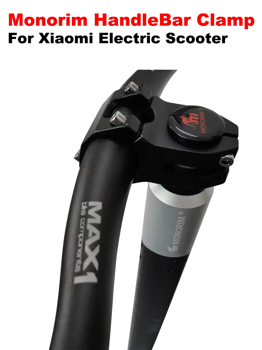 Monorim Fahrradlenker-Klemme für Xiaomi Elektroroller M365 1S Mi3 Pro 2 Pro Lenker DIY Modifikationszubehör