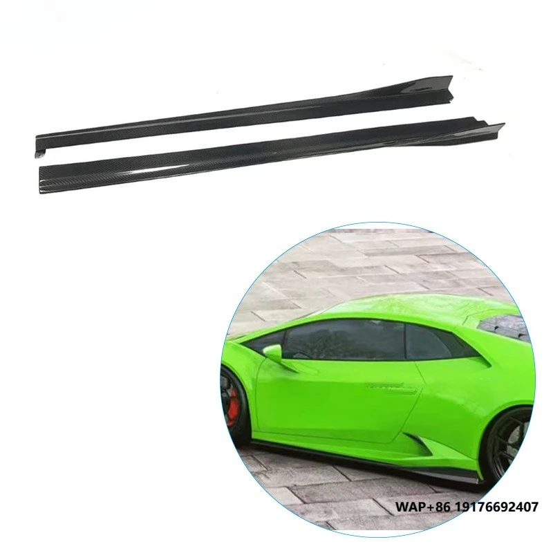 

For ‘Lamborghini Huracan LP580 LP610 Carbon Fiber Side Skirts Carbon Fiber Body Kits Side Extensions Body Kit