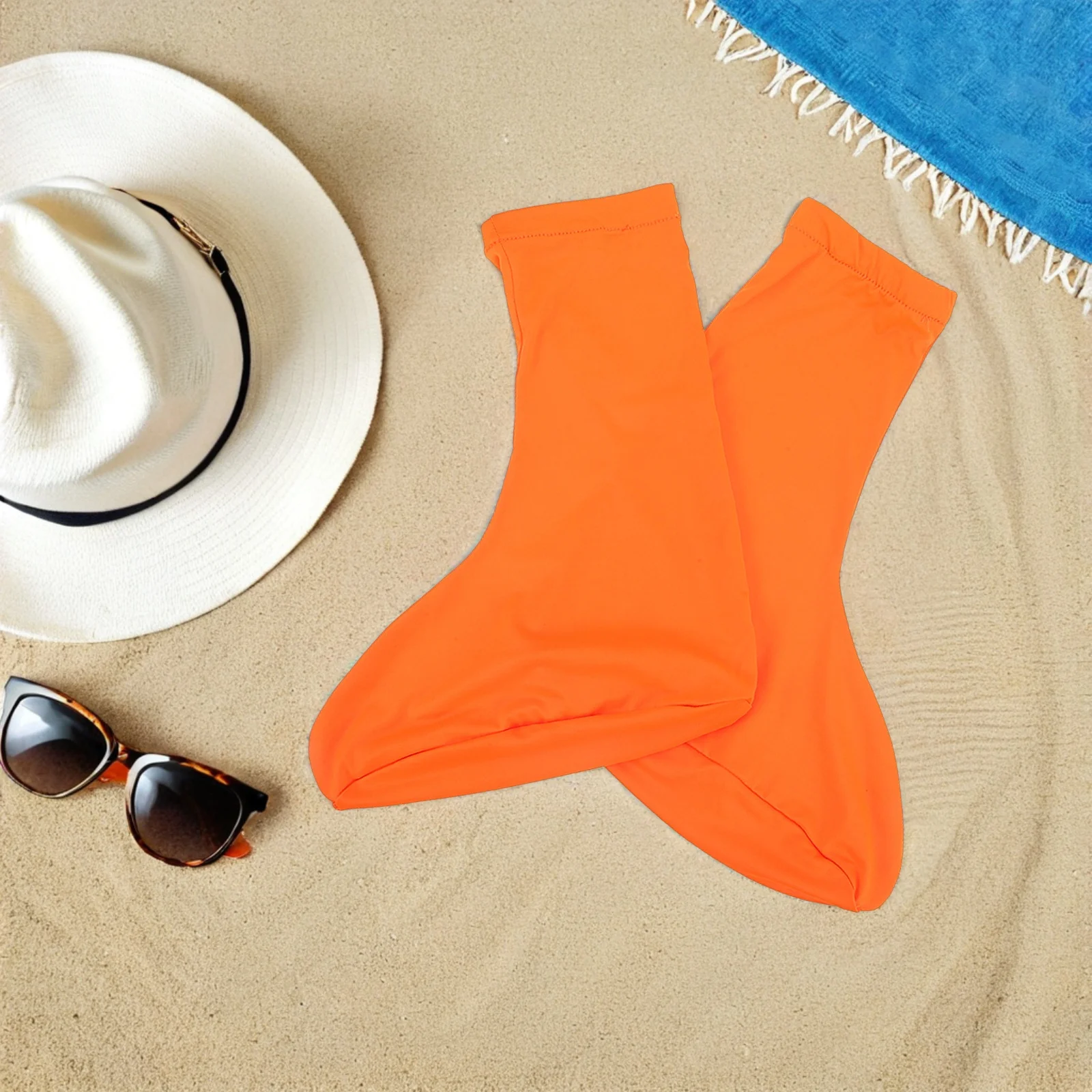 

1 Pair Outdoor Sandproof Shoe Covers High Top Waterproof Hiking Boot Gaiters Elastic Closure Portable Desert Trail Footwear