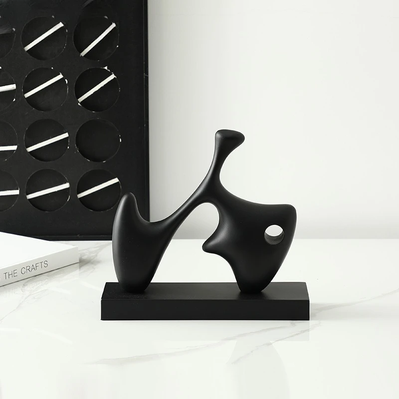 Italian minimalist abstract art dance shadow resin ornaments home villa living room desk decoration crafts