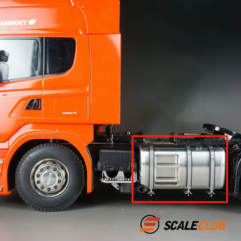 Scaleclub 1/14 Tamiya tractor truck remote control model truck decoration accessories metal fuel tank with pedals