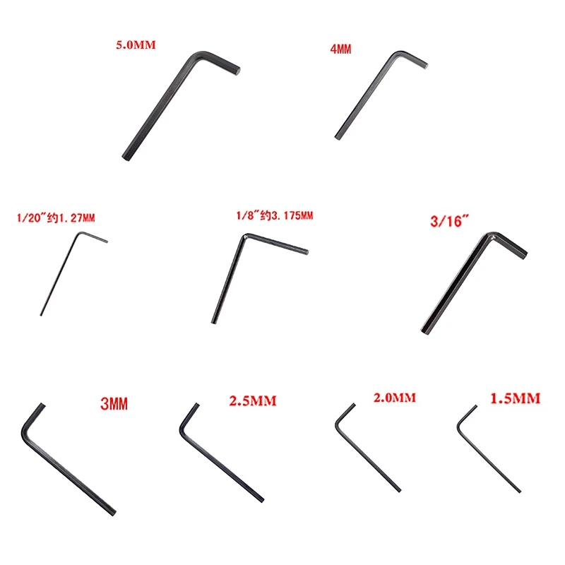 Lively- 14Pcs Guitar Wrench Set, 4mm & 5mm Ball End Truss Rod Wrench Tool, Fit Most Guitar Neck Bridge Nut Locking Adjustment