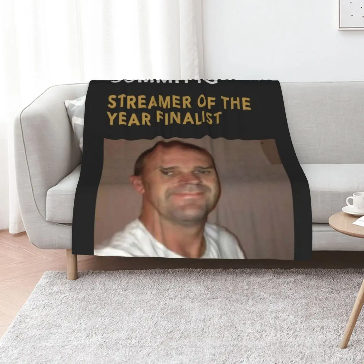 

Summit1g streamer of the year finalist Throw Blanket for winter Softest Bed covers Luxury Designer Blankets