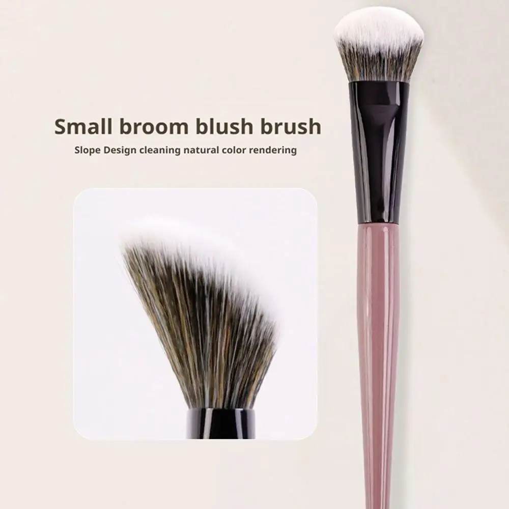 Professional Makeup Brush 1/2PCS, Angled Powder Brush for Flawless Makeup Application,Premium Synthetic Foundation & Blush Brush