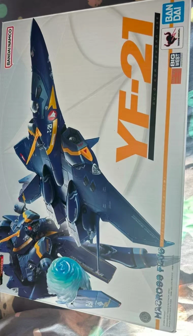 【Original】BANDAI DX Chogokin Macross Plus YF-21 (Guld Gor Bowman Use) Mecha-Complete Actionfigur Modellspielzeug