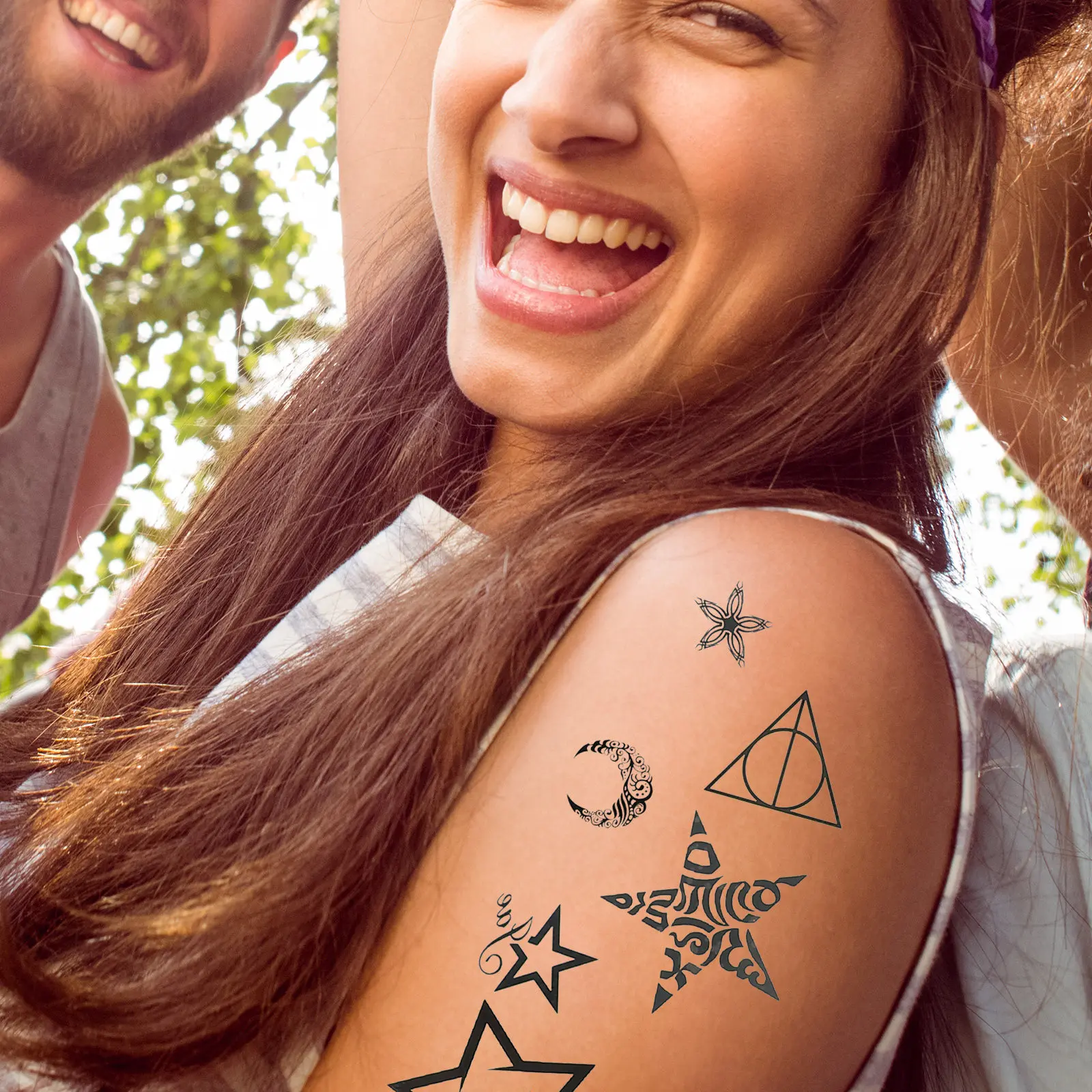 

8 Sheets Vivid Realistic Temporary Tattoo Sticker Set for Women Body Tattoos Stickers Party Favors Fashion Tattoos Decals