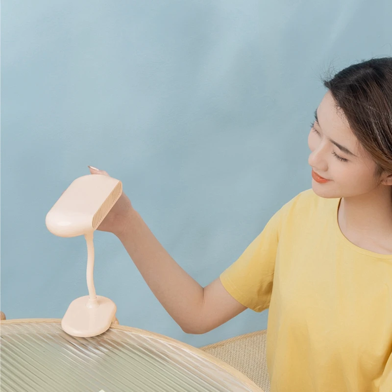 Ventilador eléctrico de mano para carrito de bebé, Enfriador de aire de escritorio recargable, con ajuste de bobinado