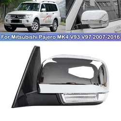 DCGO Car Rearview Outer Side Mirror Assy For Mitsubishi Pajero MK4 V93 V97 2007 2008 2009 2010 2011 2012 2013 2014 2015 2016