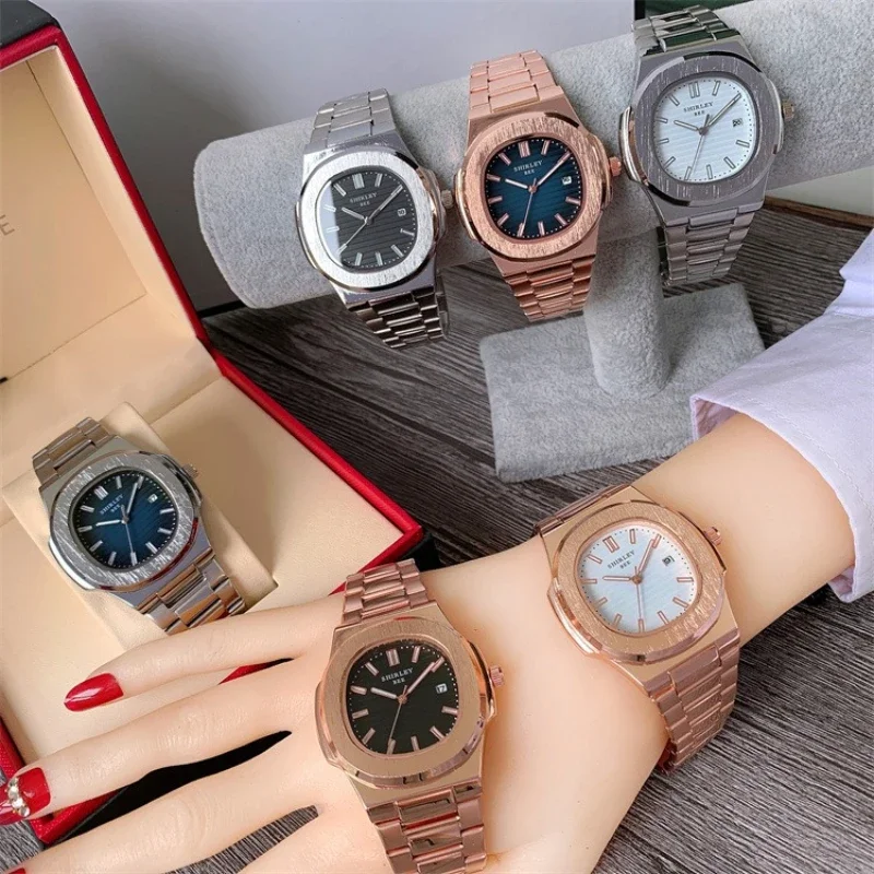 

AAAAA Men's Women PD Business Watches High End Luxury 1963 Watch Waterproof Luminous Stainless Steel Watch No Logo Watches