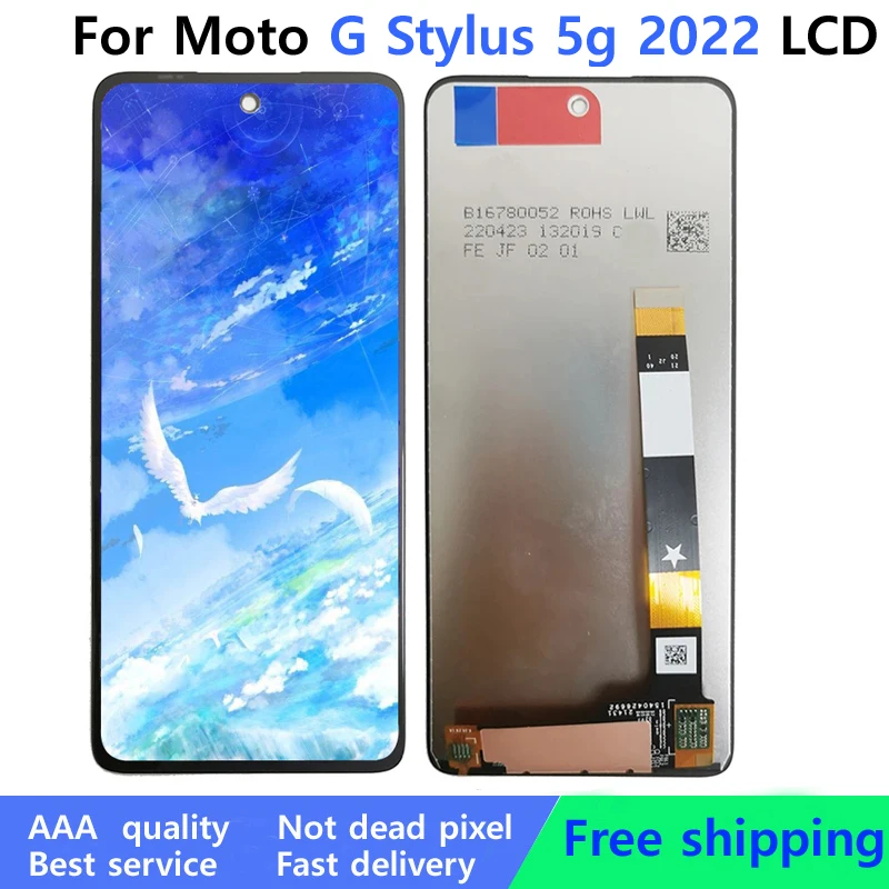 

6,8 дюймов для Motorola Moto G Stylus 5G 2022, ЖК-дисплей XT2215-1 XT2215-4, ЖК-экран, сенсорный дигитайзер в сборе, замена