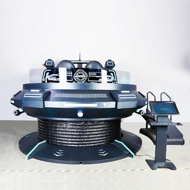 VR universe flying saucer large commercial video game city somatosensory game console virtual reality entertainment interactive