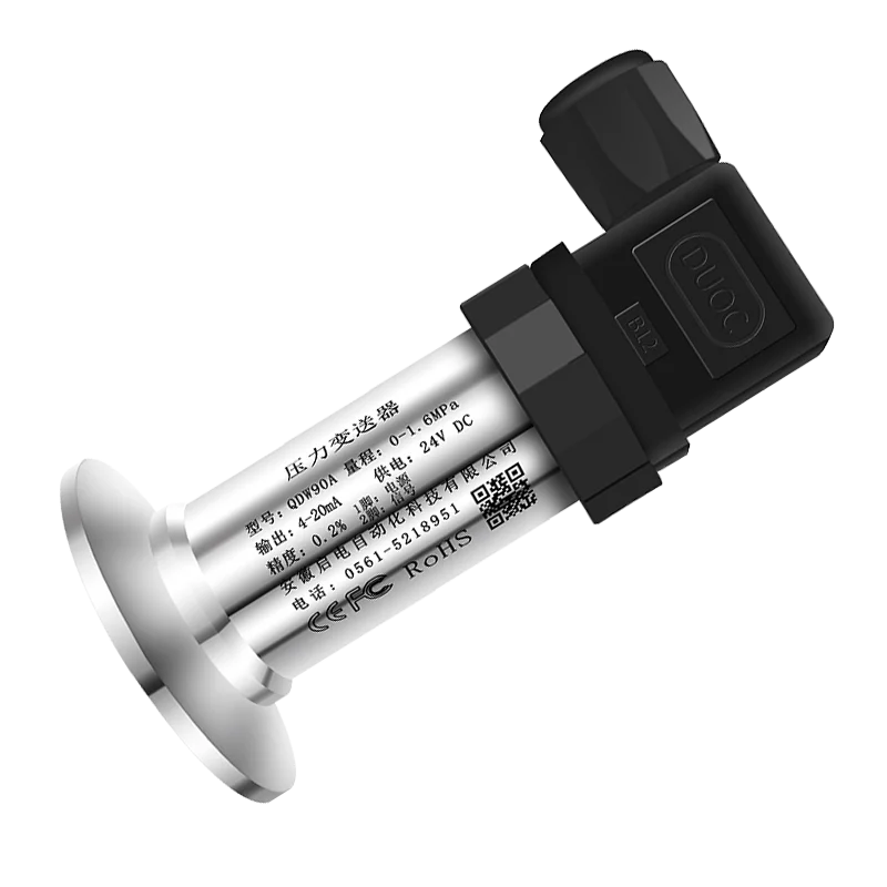 0-600Bar Food Grade Clamp With Hirschmann Connector Pressure Compact Pressure Transmitter For Food Industry