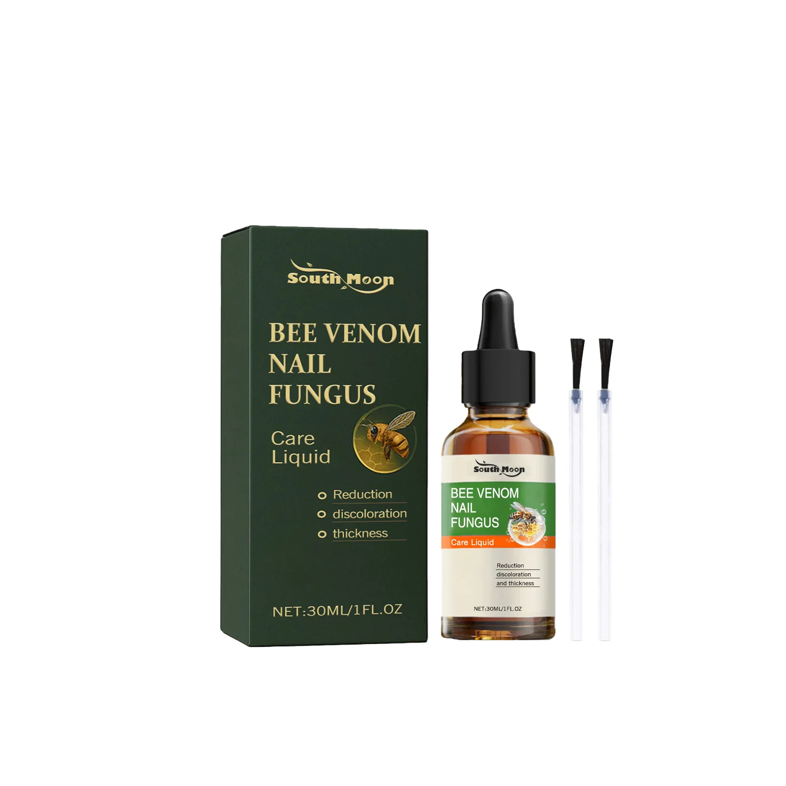 South Moon Nail Care Lotion  Onychomycosis Repair Solution Nourishes and Smooths the Nails of Hands and Feet.