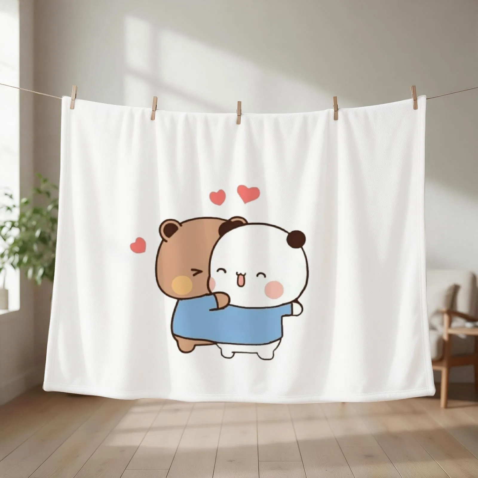 bubu dudu Throw Blanket couch cozy soft plush fuzzy picnic outdoor blanket