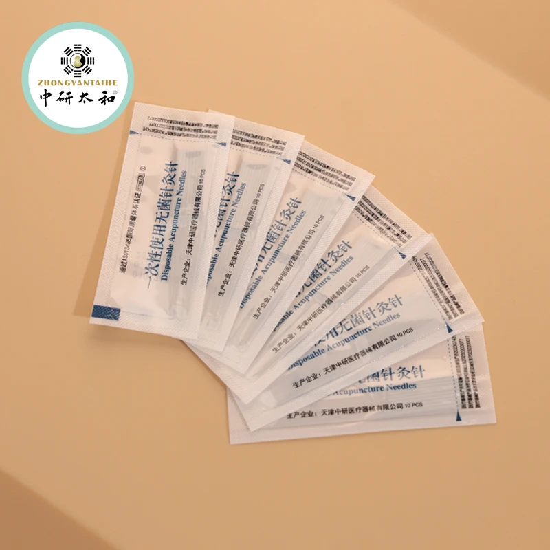 1000 Pcs Acupuncture Needle with Tube ZHONGYAN TAIHE 0.30*40mm Acupuncture Disposable Sterile Beauty 1 BOX 1000 Needles Massage
