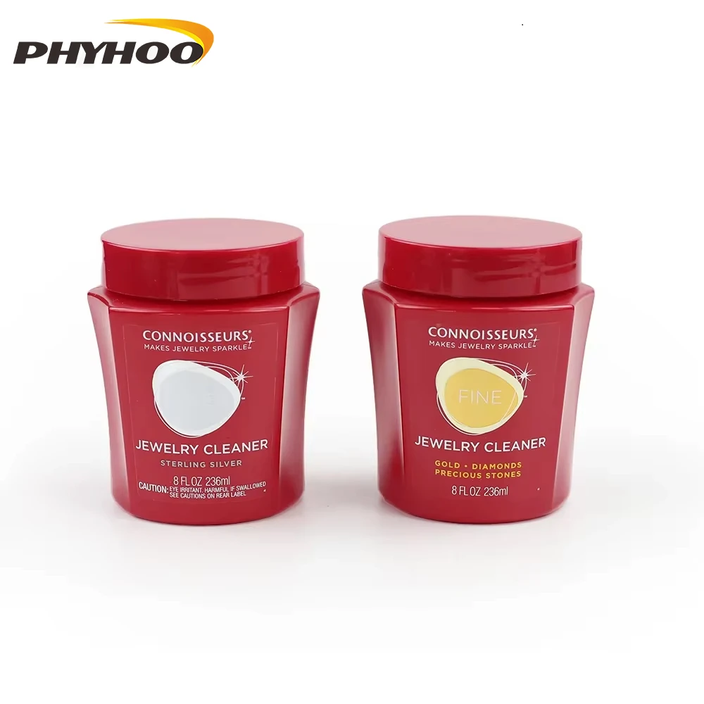 

PHYHOO Jewelry Cleaning Solution with Basket for Gold Silver Precious Stones Platinum Cleaner Jewelry Care and Maintenance