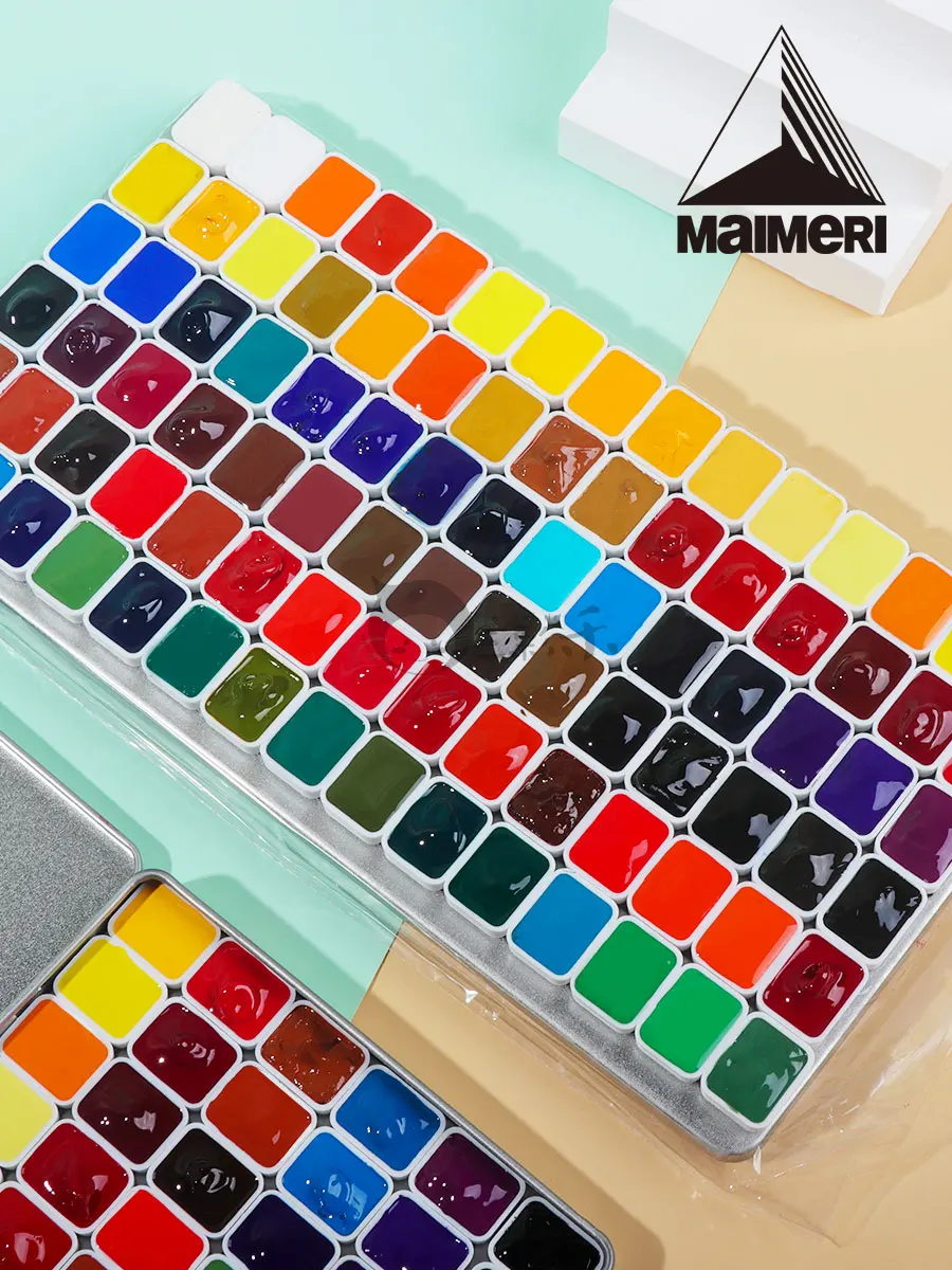 Maimeri original watercolor dessins mat é riel 90 color acuarelas van gogh 24 color tool and other artistic supplies