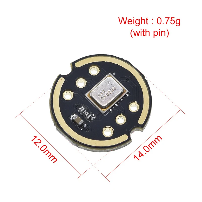 وحدة ميكروفون متعددة الاتجاهات I2S واجهة INMP441 MEMS عالية الدقة منخفضة الطاقة حجم صغير جدًا لـ ESP32