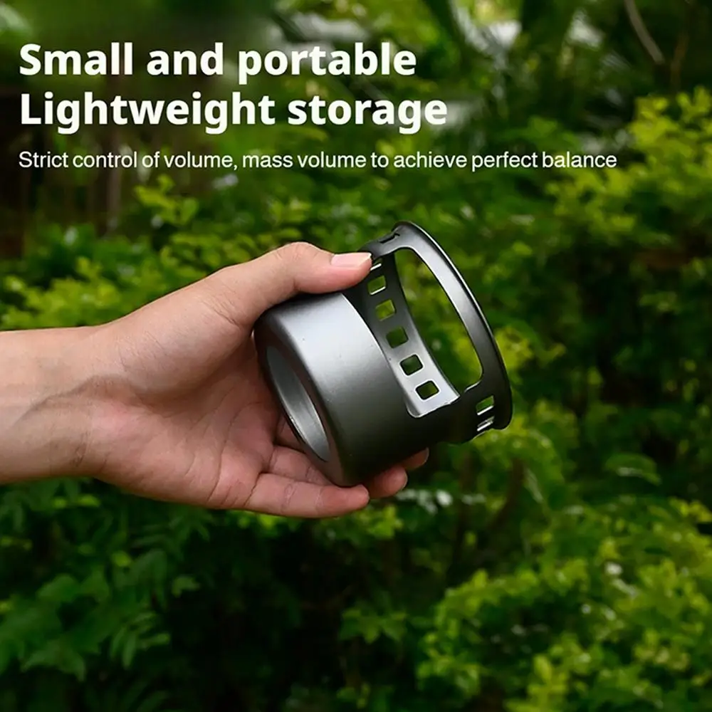 

Aluminum Alloy Camping Alcohol Stoves Portable Picnic BBQ Windproof Stoves Outdoor Furnace Cooking Alcohol Furnace W7B6