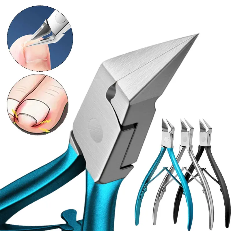 

1Pcs Professional Toenail Clippers for Thick Ingrown and Thick Nails Stainless Steel and Sharp Pointed Tip Ingrown Nail Clipper