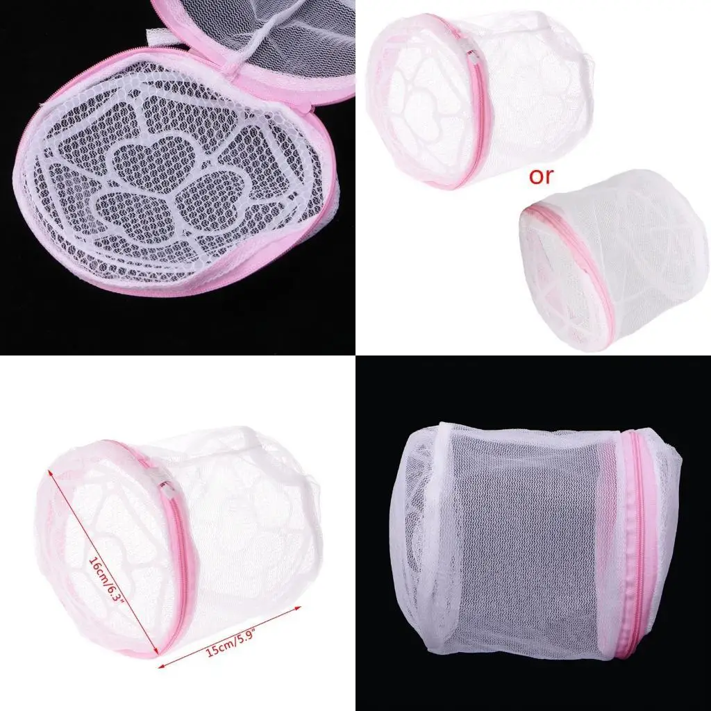 

E8BD Zipped Wash Bag Washing Laundry Underwear Bra Clothes Socks Pouches