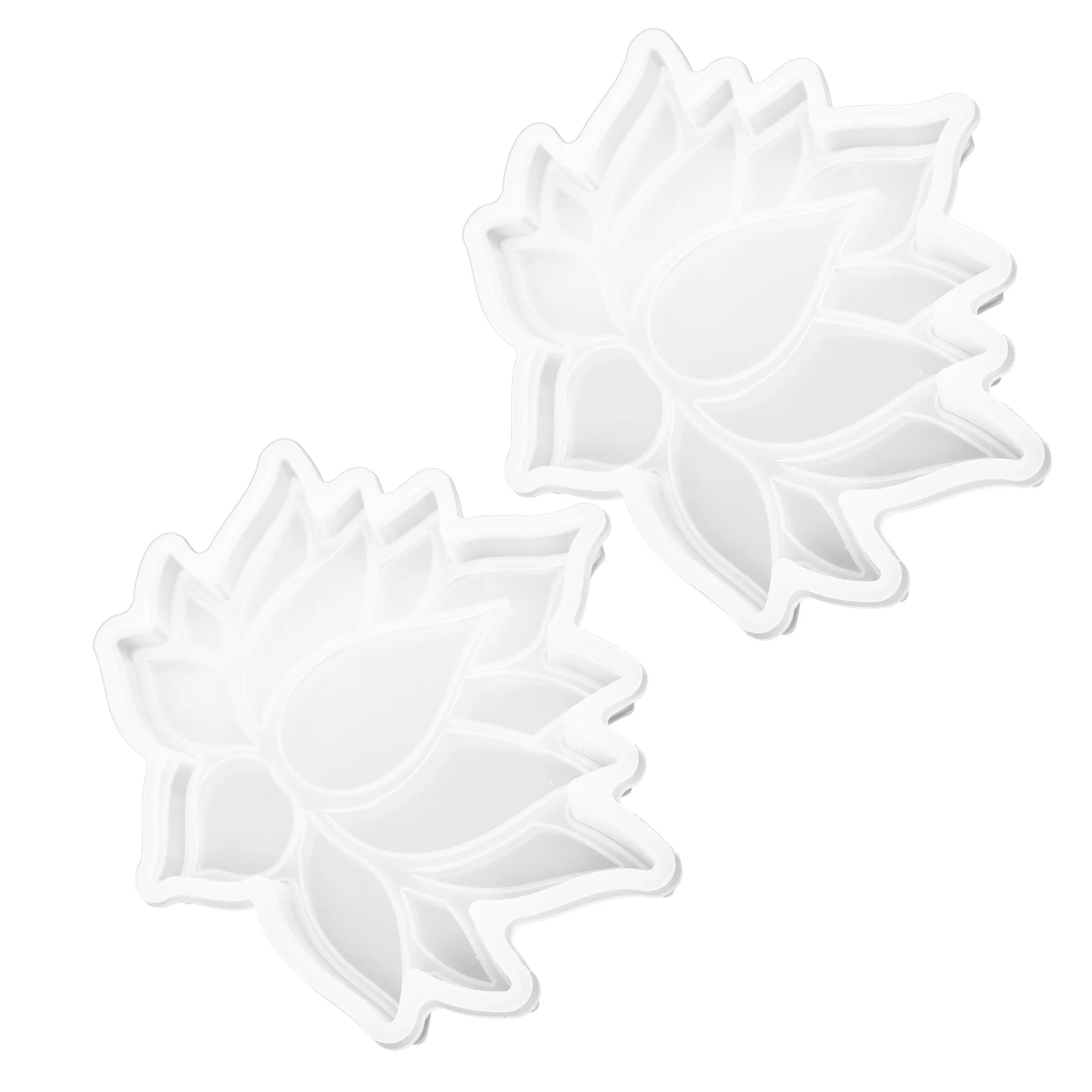 

2Pcs MultiPurpose Cup Mat Mold High Flexibility DIY Crystal Epoxy Casting Coaster Silicone Craft Making Tool