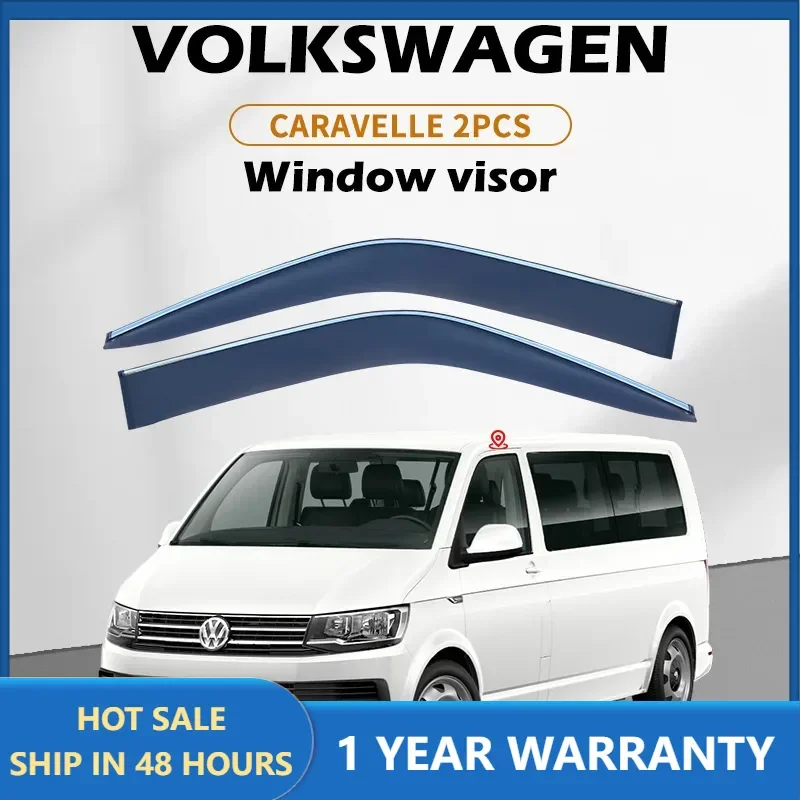 2 шт. для Volkswagen Caravelle 2003-2023 + козырек на окно автомобиля, тент, навесы, лобовое стекло, боковое окно, козырек от дождя, автоаксессуары