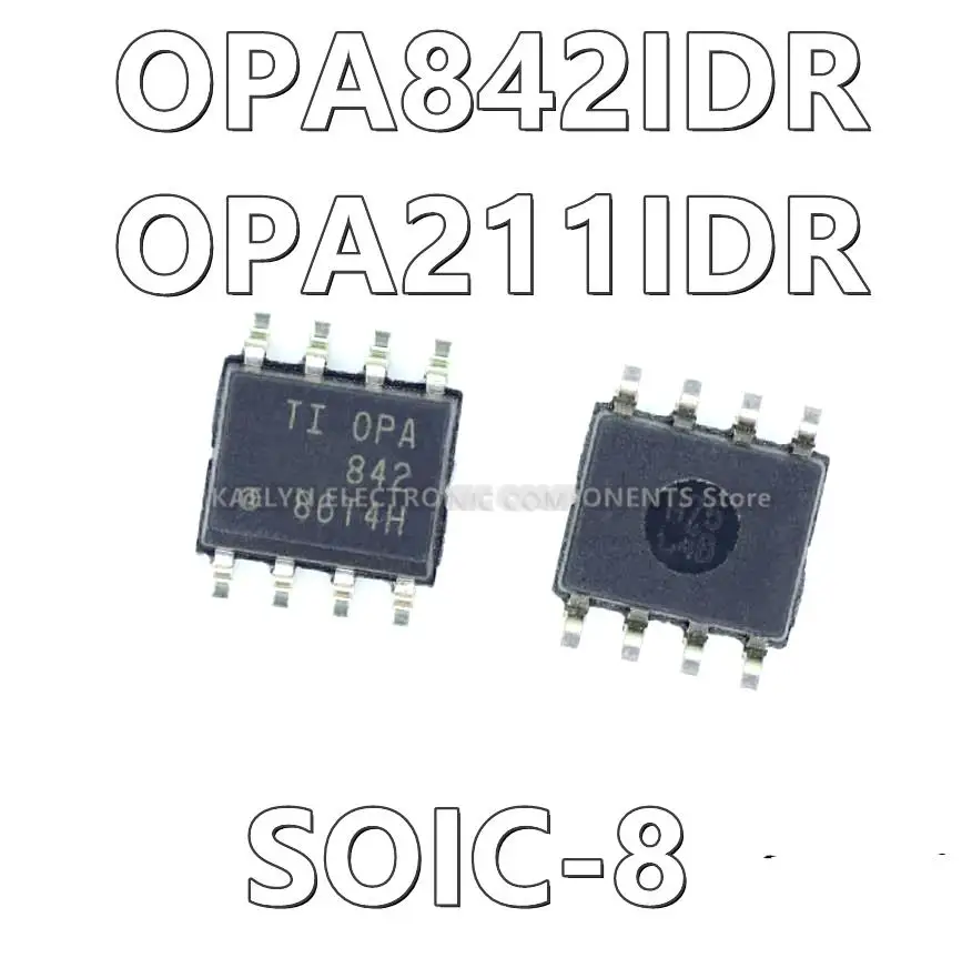 5Pcs/lot OPA842IDR OPA842 OPA211IDR OPA211 Voltage Feedback General Purpose Amplifier 1 Circuit Rail-to-Rail 8-SOIC