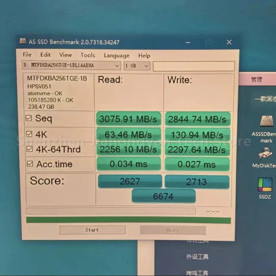 Original SSD For Micron 2650 512G 1TB PCIe 4.0 M.2 2230 NVME Solid