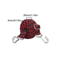 Elastics Rubber Luggage Rope Cord Hooks Bikes Rope Tie Bicycle Luggage Roof Rack Strap Fixed Band Hook Bicycle Accessories
