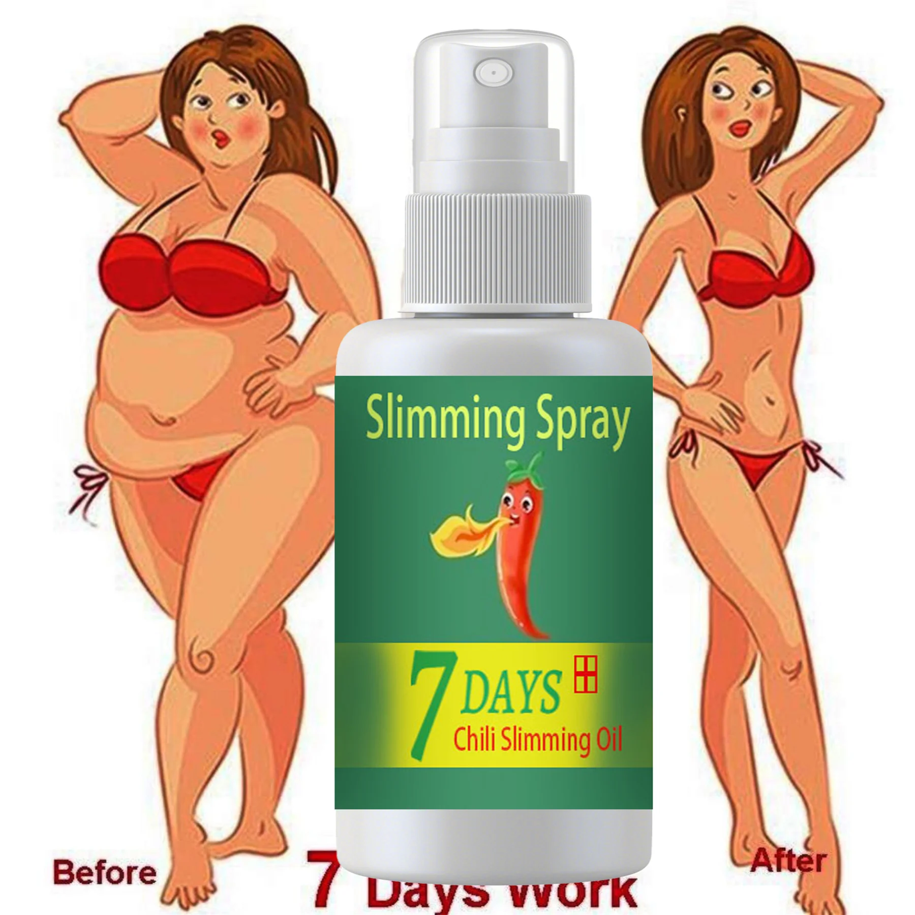 Weight loss spray for 7 days Pepper weight loss oil