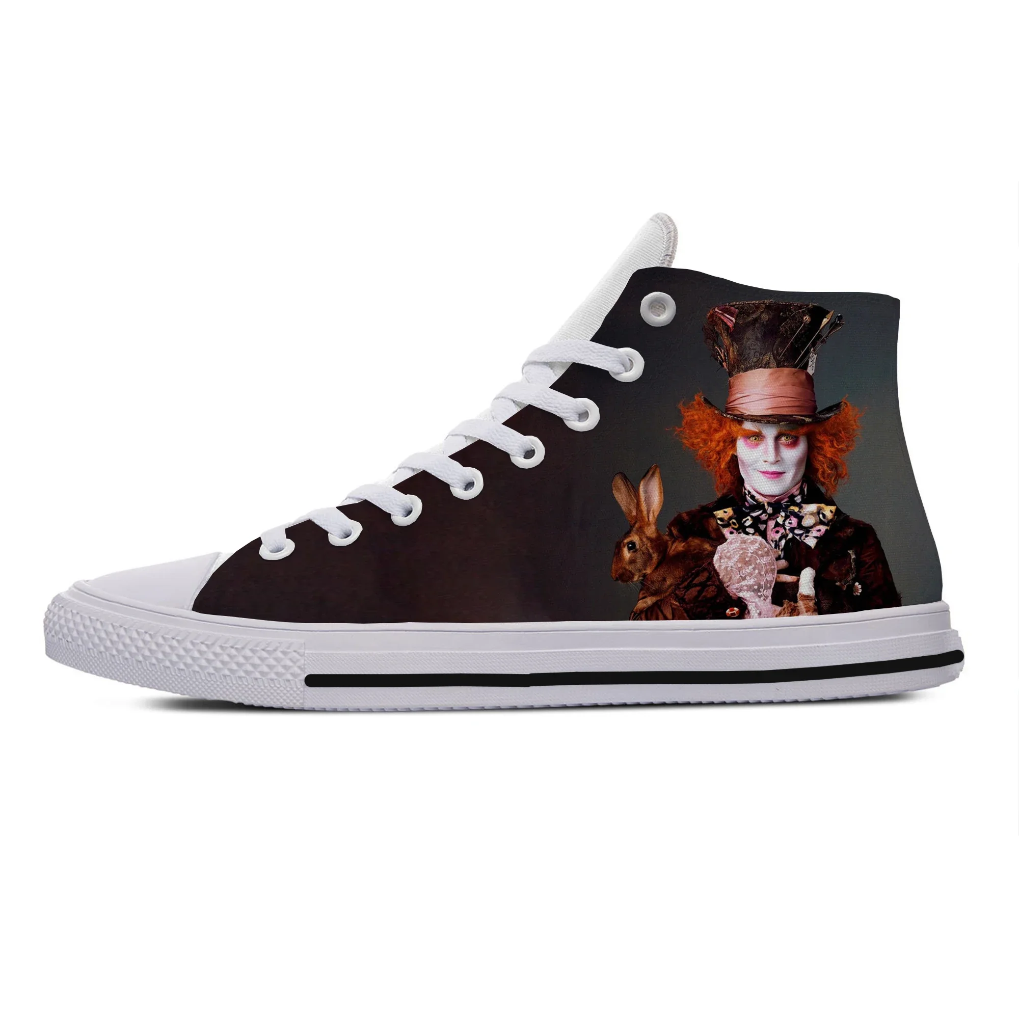 Hot Cool Fashion Pop Grappige Nieuwe Zomer Hoge Kwaliteit Sneakers Handdelijkheid Casual Schoenen Mannen Vrouwen Johnny Depp Hoge Top Board Schoenen