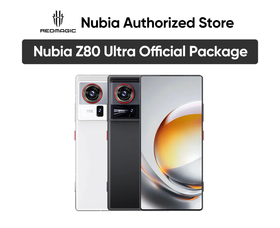 Official Nubia Z80 Ultra 5G Smartphone Global Version Snapdragon 8 Elite Gen 5 7200mAh 6.85'' 144Hz Oled Display 90W Fast Charg