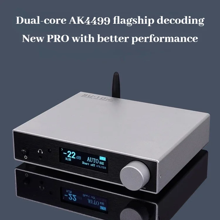 AMXEKR SU10 HIEND-level AK4499EX AK4493S DAC Decoder HiFi Fever Bluetooth 5.3 OPA1612+OP604 Op Amp Home Theater