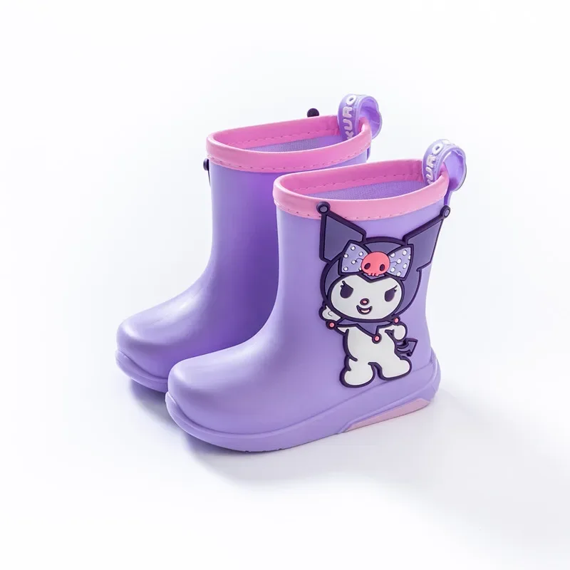 Kids Girl Boy Rain Boots Waterproof Toddler Rainboots Children\'s Shoes Rubber Boots Kids Baby Cartoon Dinosaur Water Shoes Boots