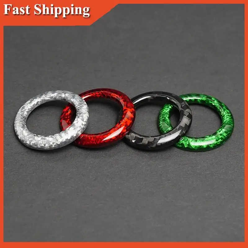 

A90E-Car Gear Shift Button Frame Gear Shift Button Frame For Abarth 595 Carbon Fiber For Abarth 595 695