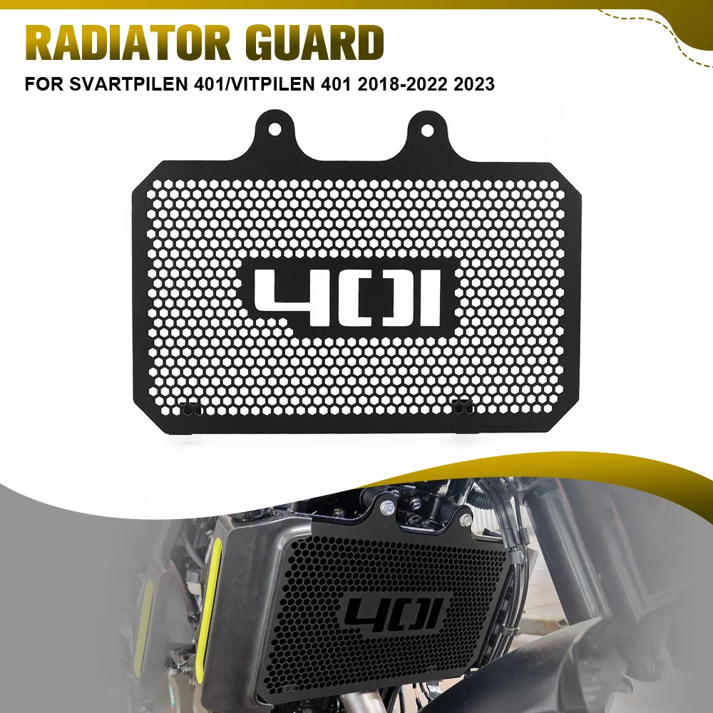 

Motorcycle Aluminium Radiator Grille Cover Guard Protection Protetor For Husqvarna Svartpilen 401/Vitpilen 401 2018-2022 2023