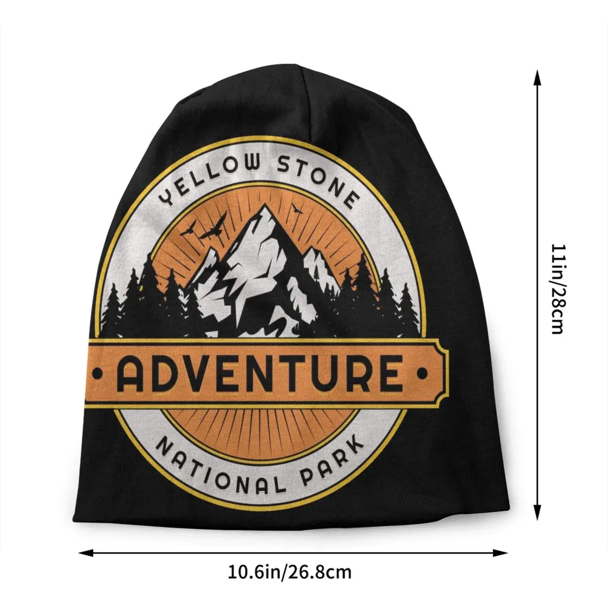 Yellowstone National Park Beanie Cap Unisex Winter Warm Bonnet Homme Knit Hats Fashion Outdoor Skullies Beanies Caps Men Women