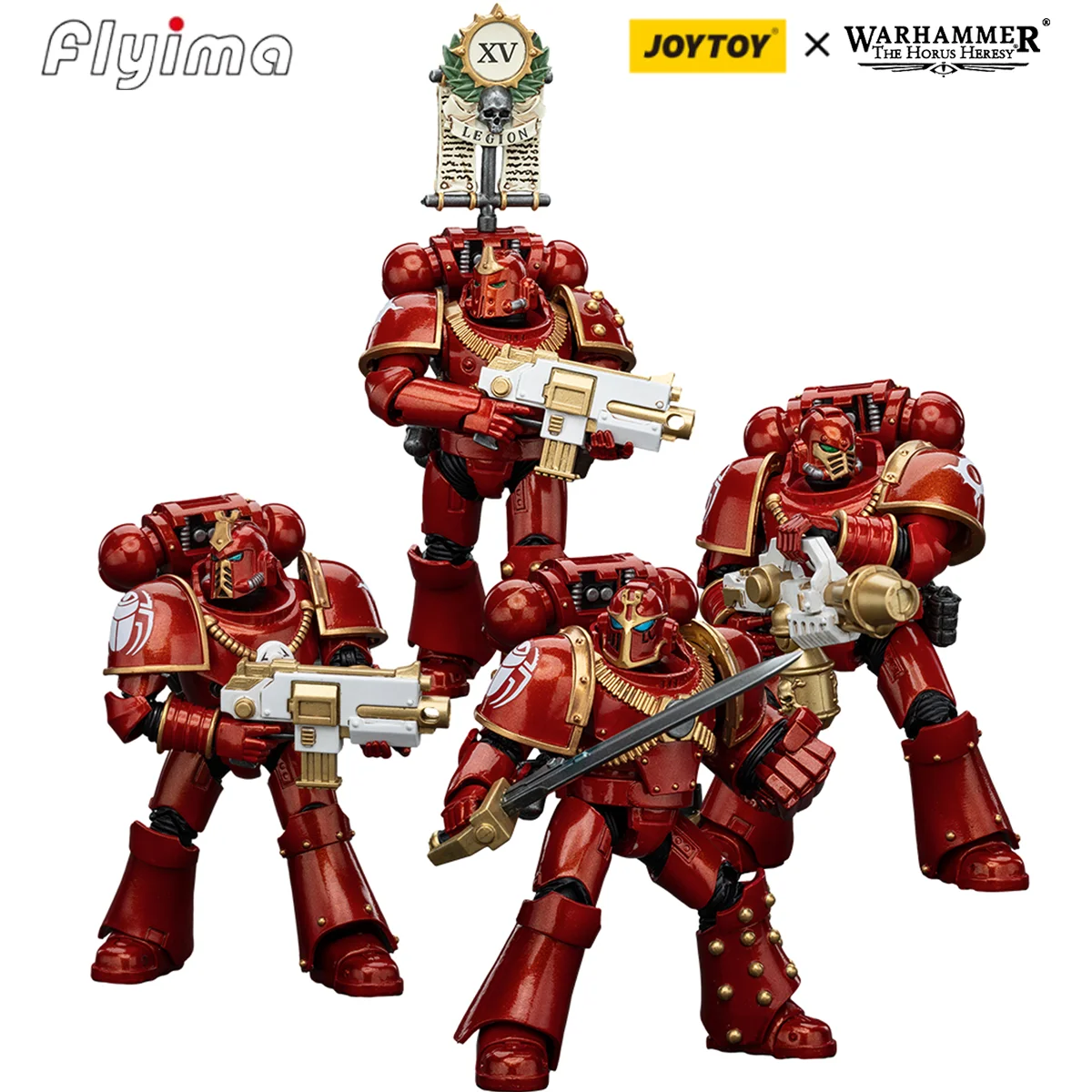 

[Pre-Order]JOYTOY Warhammer The Horus Heresy 1/18Action Figures Thousand Sons Legion MKIV Tactical Squad4PCS Model Free Shipping