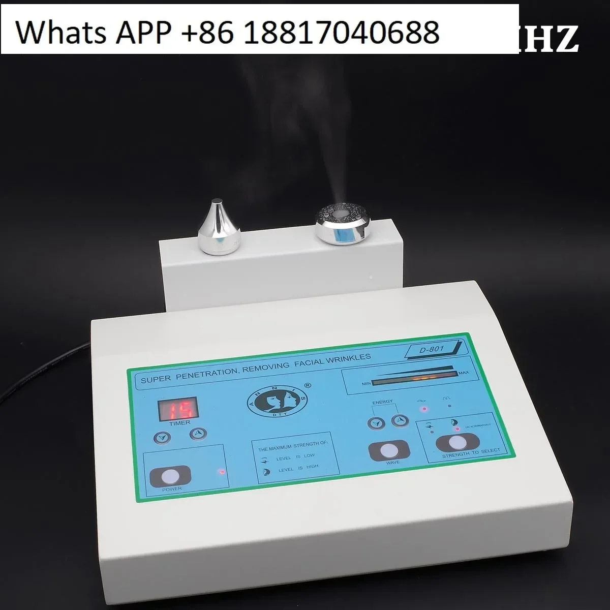 Beauty  Ultrasound introducer   beauty instrument Higashida Yang D-801 face and eye double probe genuine