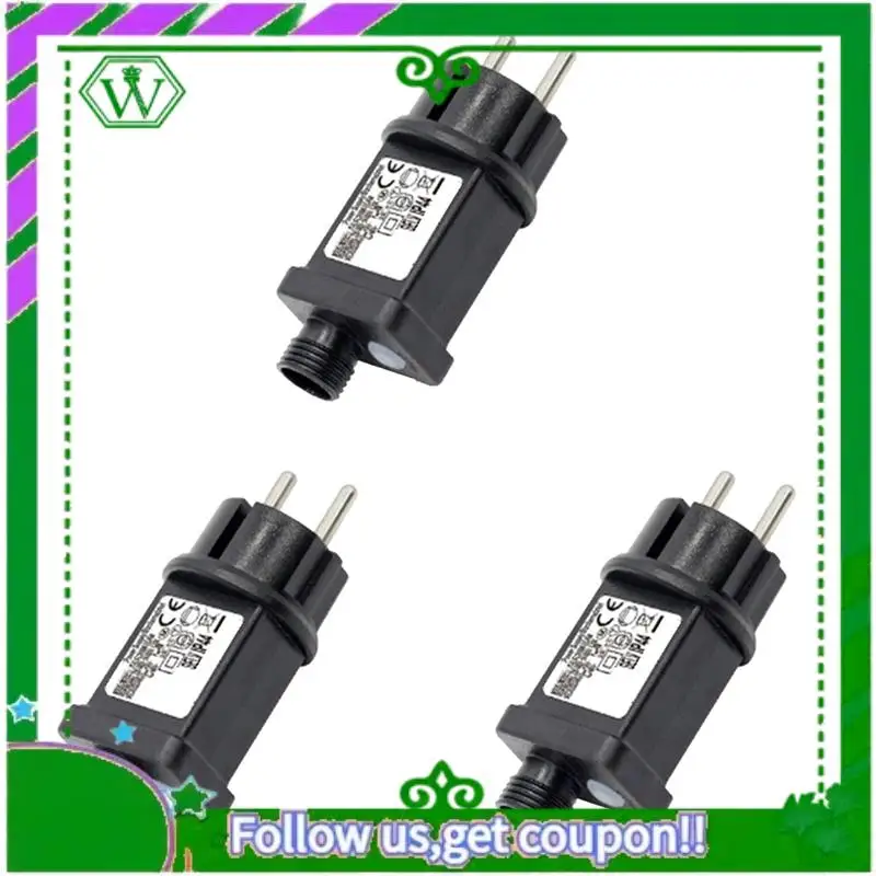 ABIK-3X 24V Transformer Plug Power Supply Suitable For Christmas Halloween LED Equipment Decorations EU Plug