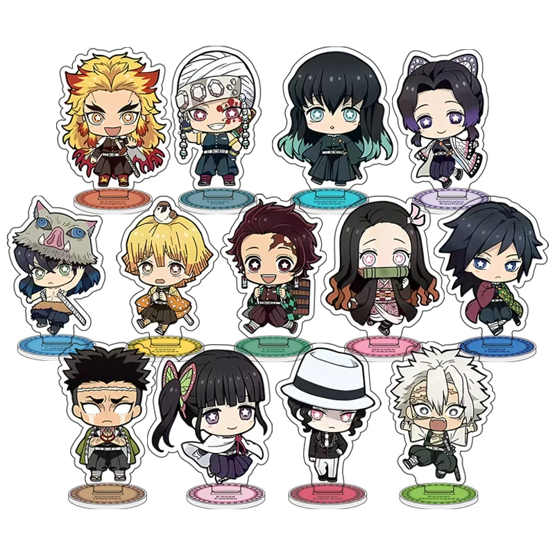 

Anime Peripheral Acrylic Model Cartoon Character Ornament Key Bag Pendant Clothing Accessories Gifts Demon Slayer