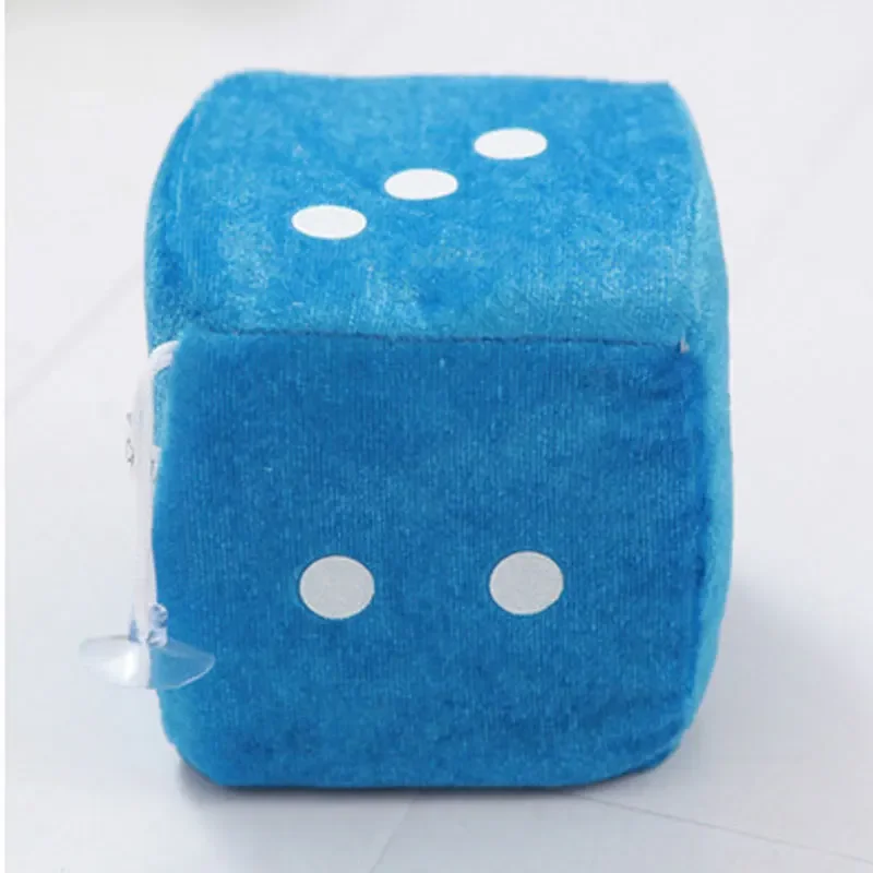 6CM Car-Styling Fuzzy Dice Dots Rear View Mirror Hangers Car Interior Decoration Auto Accessories Interior Ornaments Fashion