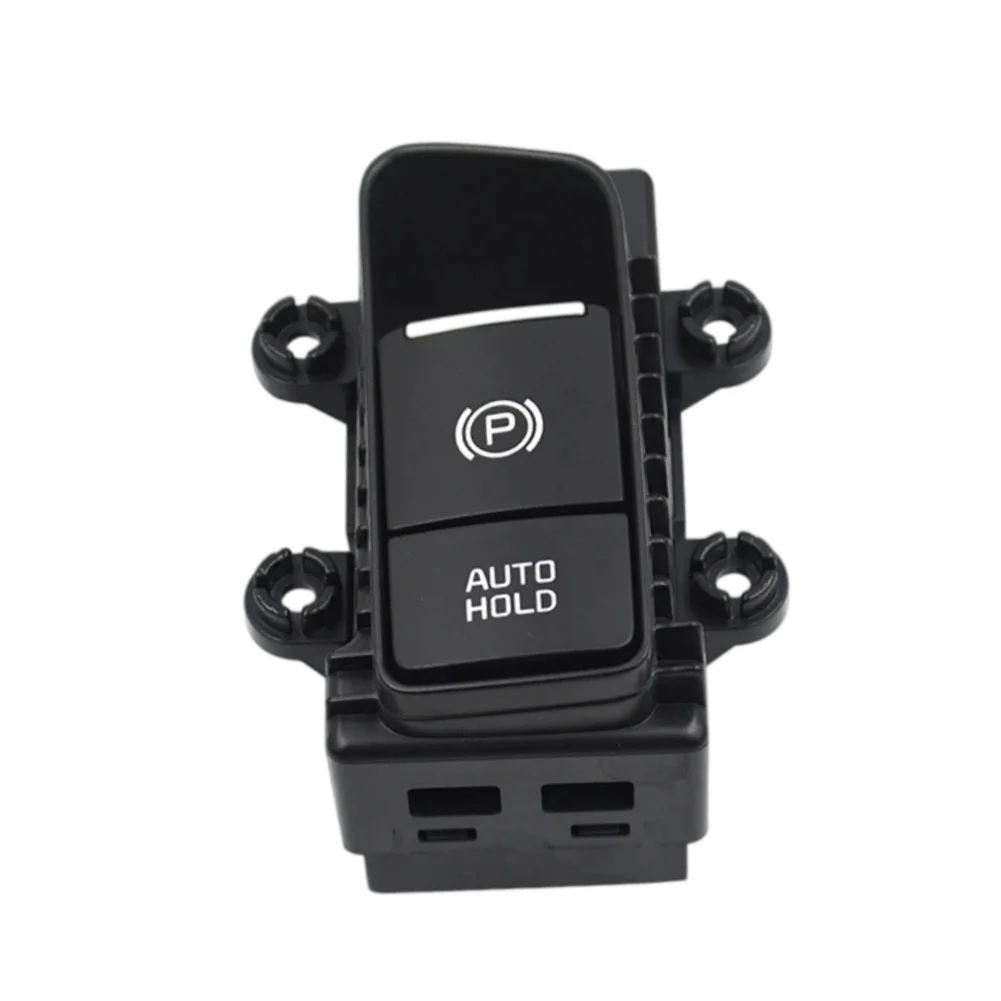 Black Electronic Hand Brake Switch Precise Fit Design Stylish Black Finish ABS Plastic Material High Durability Build