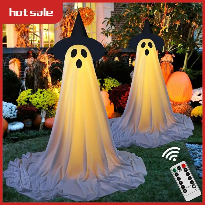 

VVNB-Front Porch Glowing Ghost Halloween Standing Ghost Porch Yard Ghost
