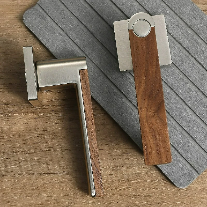 Simplicity, Light Luxury, Simplicity, Bedroom, Kitchen, Office, Universal Walnut Wood Home, Silent/Magnetic Door Lock